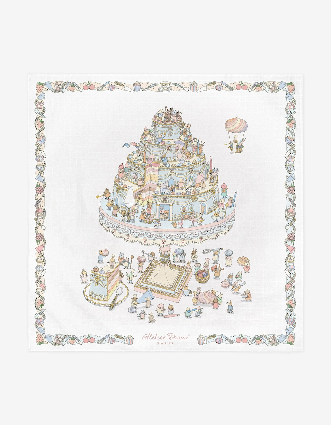 Baby Le Gateau Swaddle in Blue (100cm)