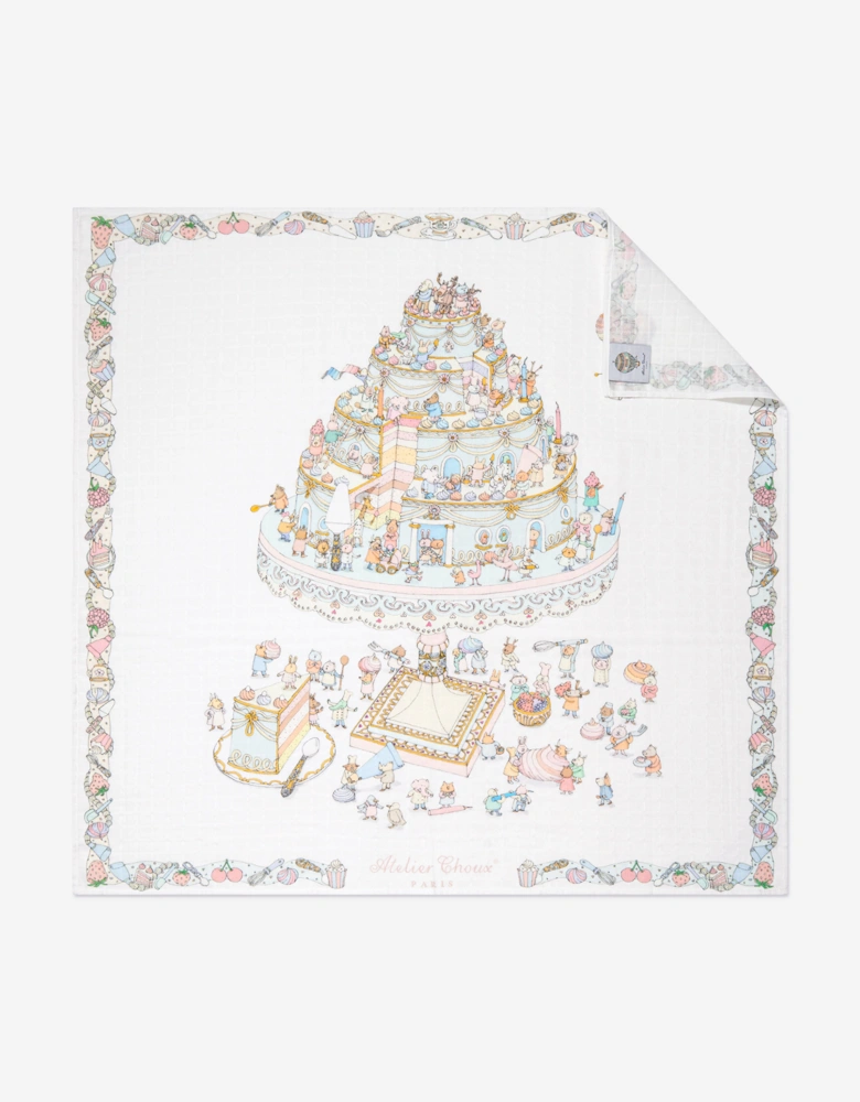 Baby Le Gateau Swaddle in Blue (100cm)