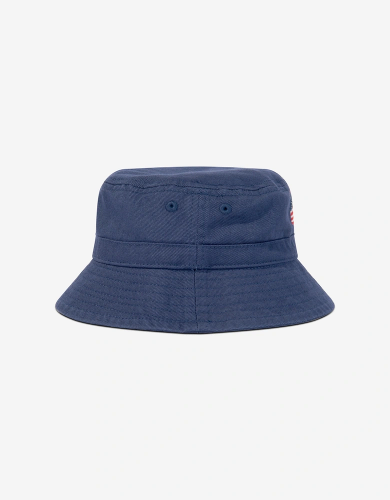 Baby Boys Chino Flag Bucket Hat in Navy