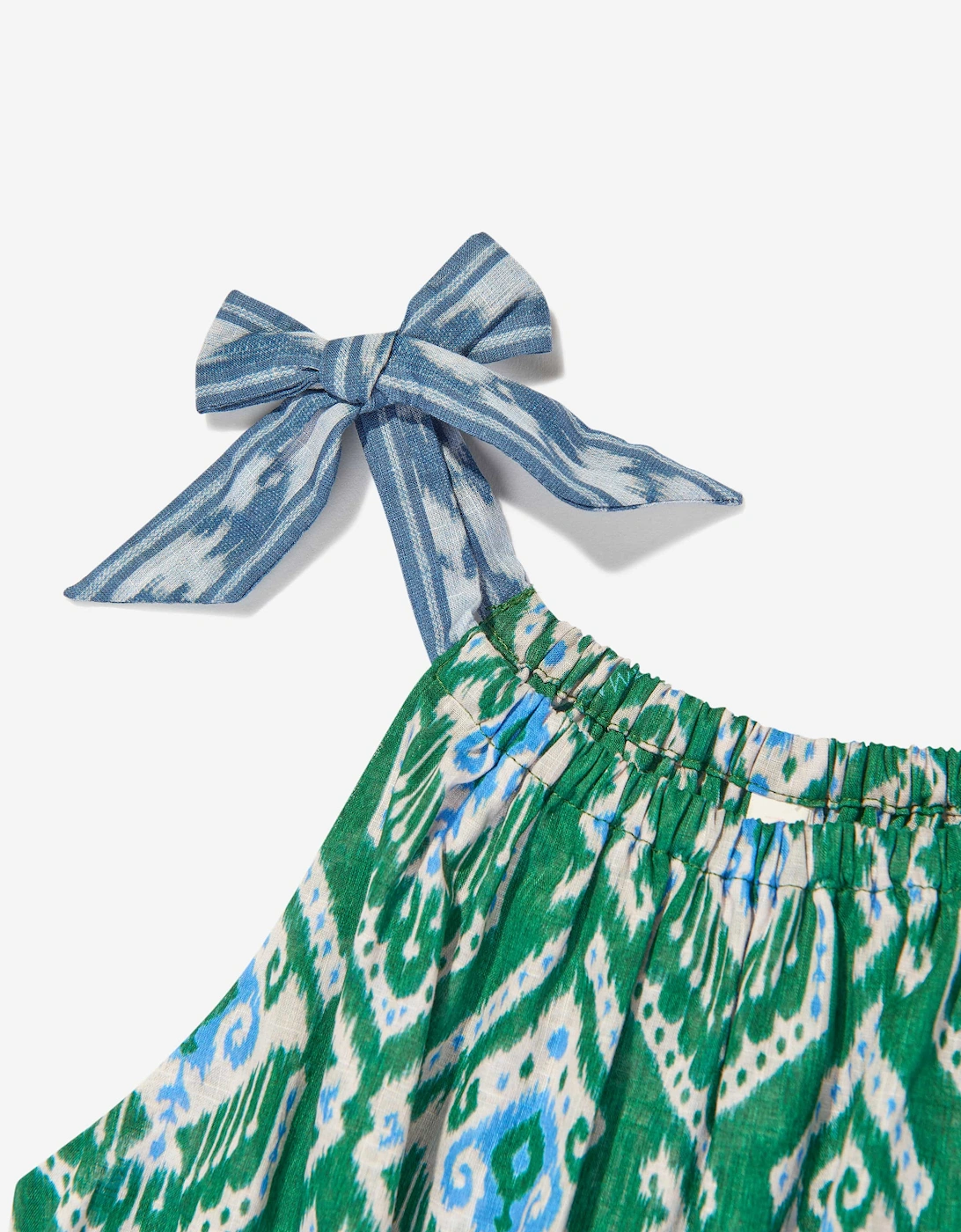Girls Wylie Frill Halter Playsuit in Green
