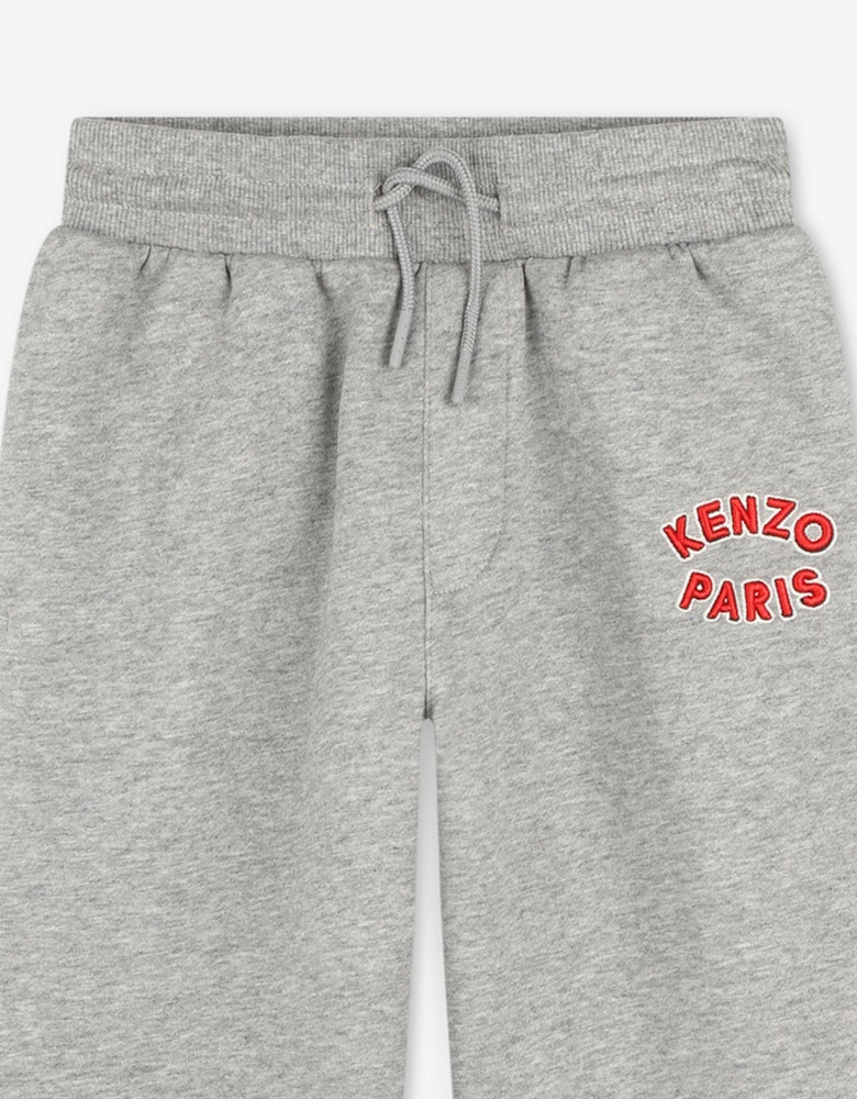 Kids Logo Joggers in Grey