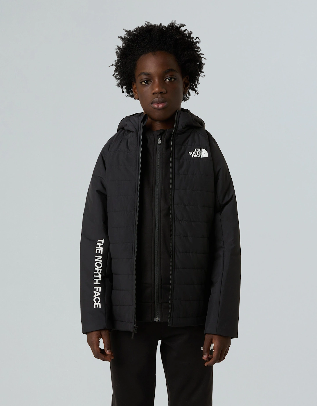 Boys Never Stop Synthetic Jacket in Black
