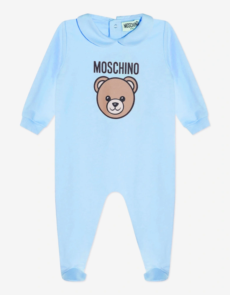 Baby Boys Bear Babygrow Set in Blue