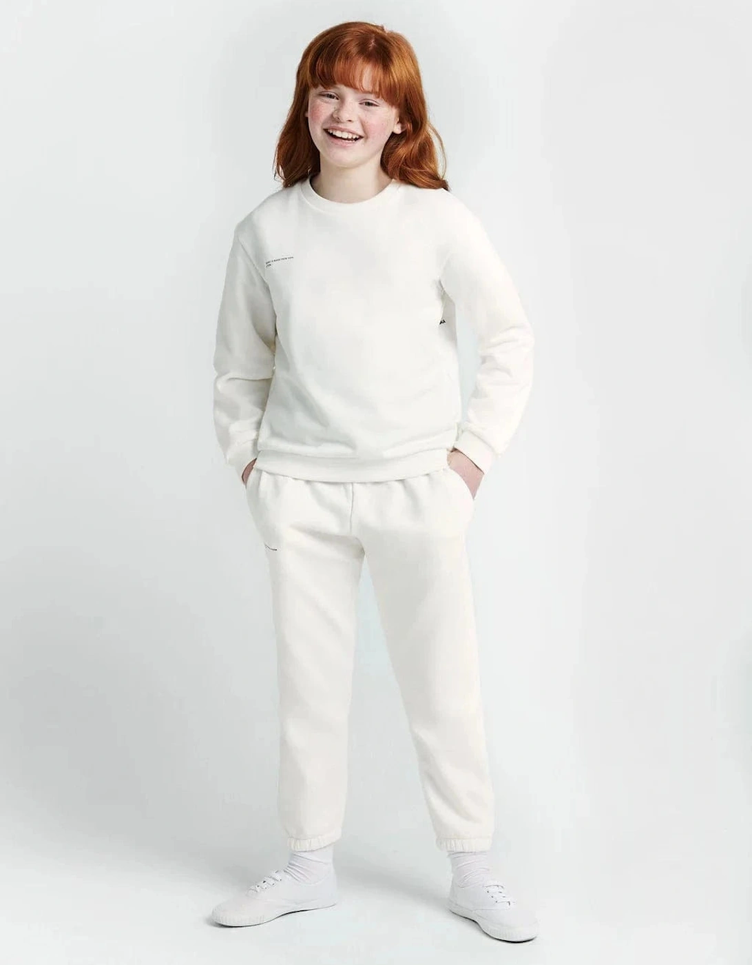 Kids 365 Midweight Track Pants in Ivory