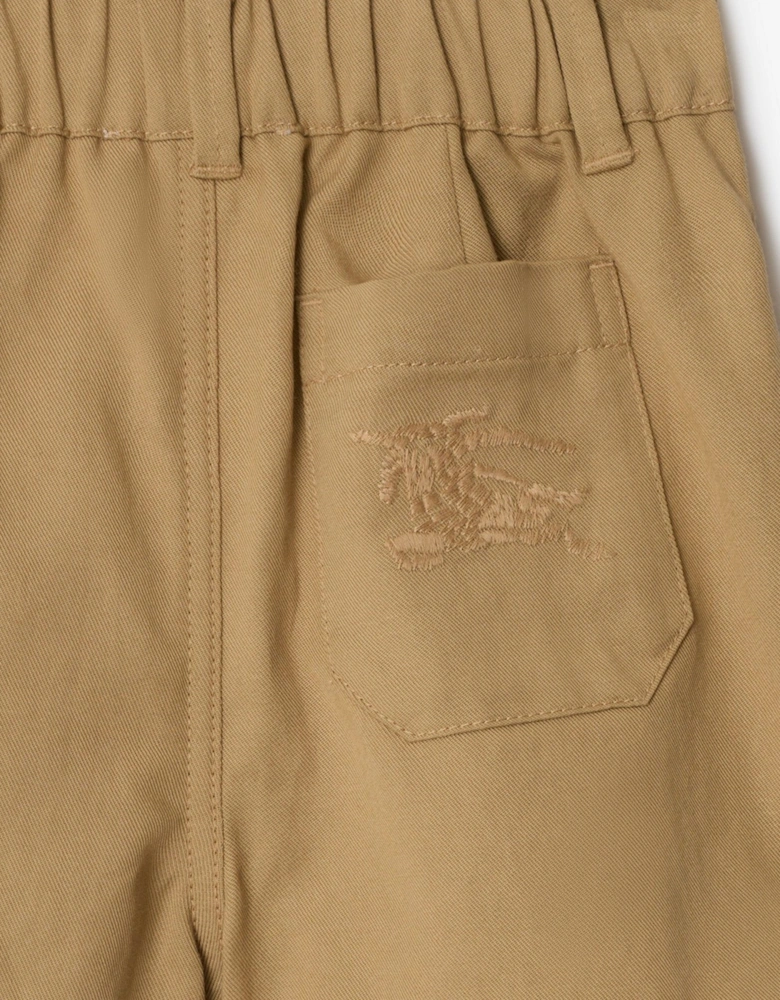 Baby Boys Oscar Shorts in Beige