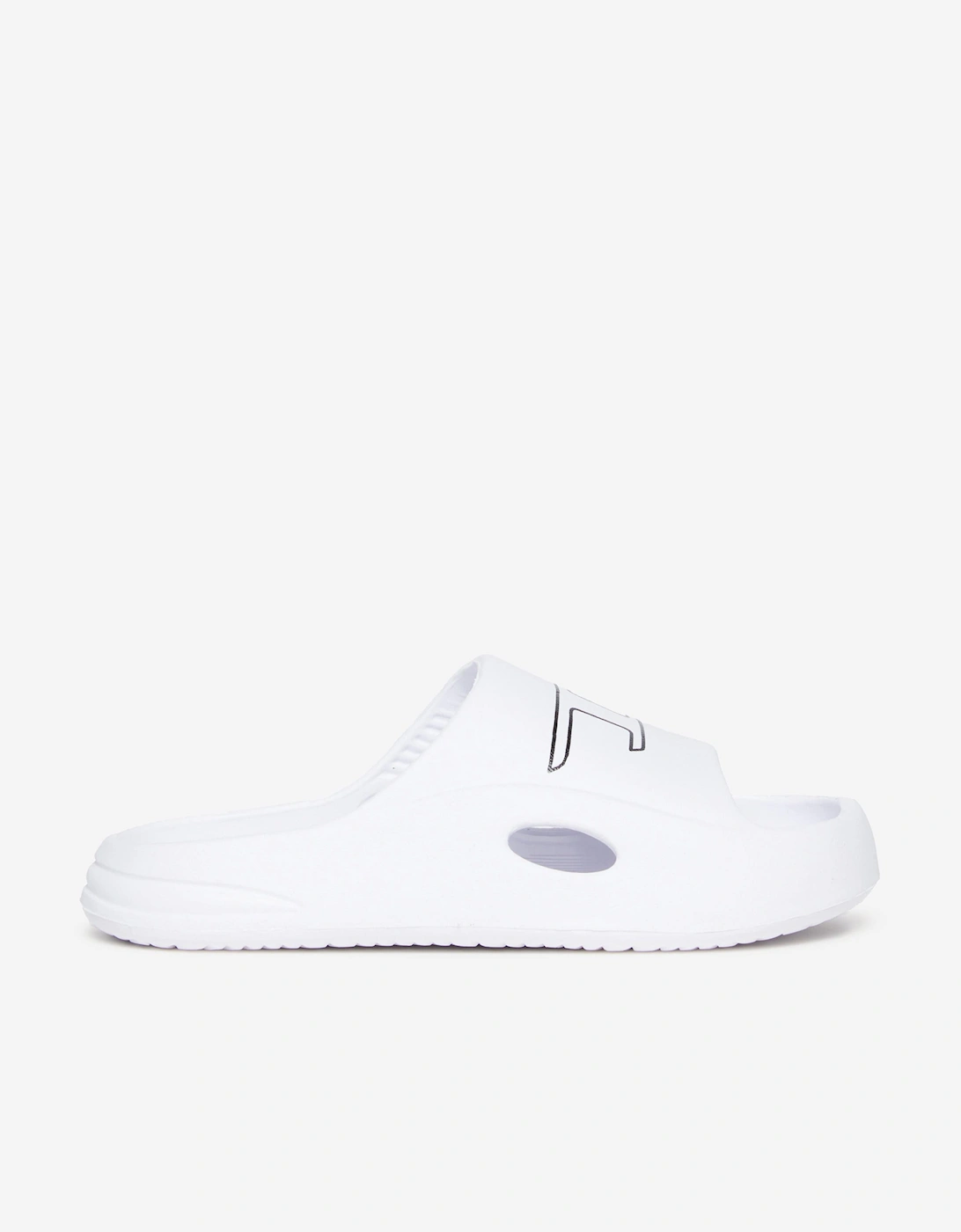 Girl's Diesel Kids Logo Sliders in White - Size: EU 38 - 39 uk 5 - 6