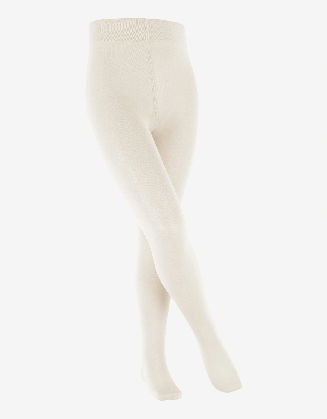 Girls Cotton Touch Tights in Ivory, 6 of 5