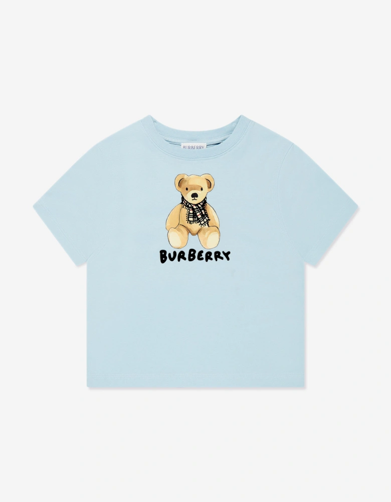Boys Teddy Bear T-Shirt in Blue