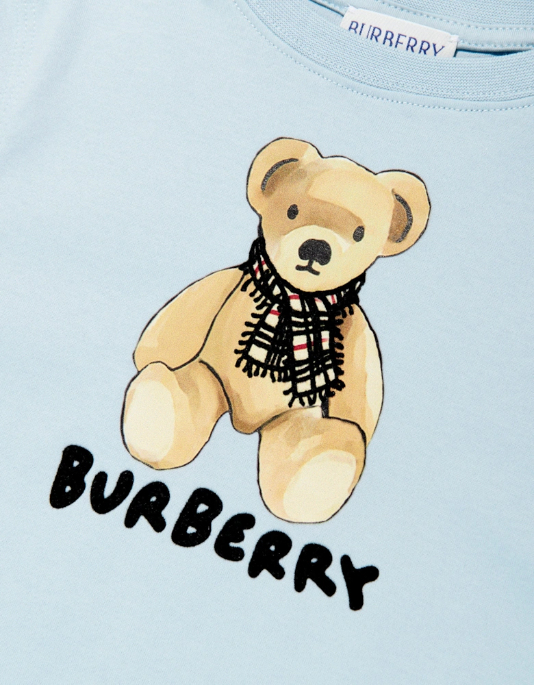 Boys Teddy Bear T-Shirt in Blue