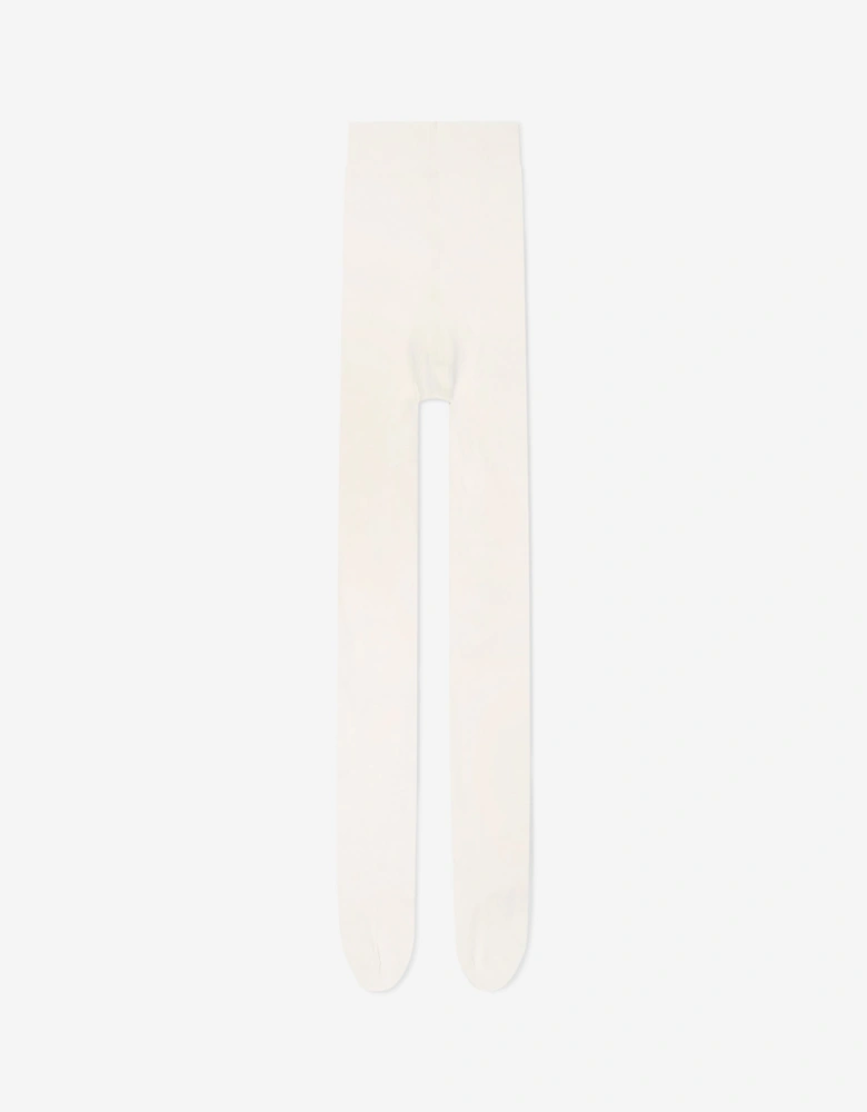 Girls Cotton Touch Tights in Ivory