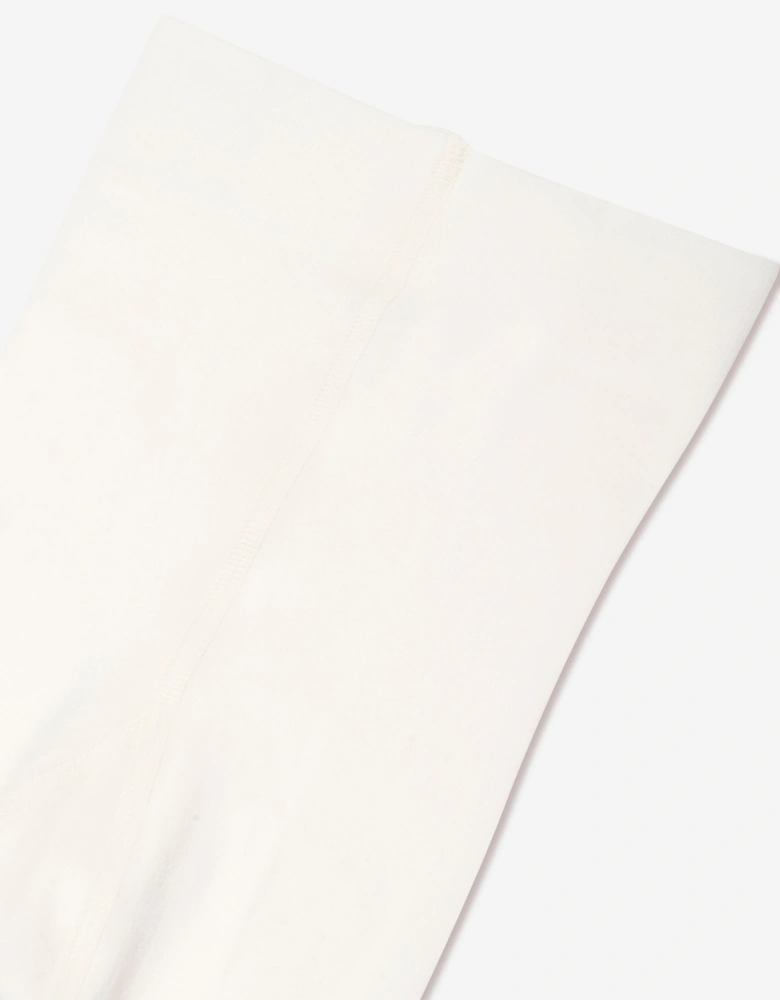 Girls Cotton Touch Tights in Ivory