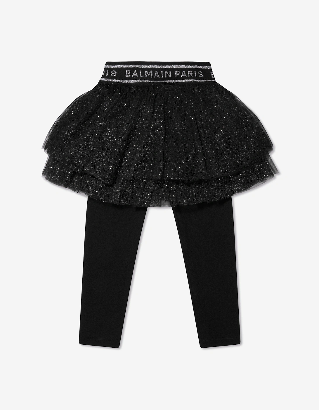 Girls Tutu Leggings in Black