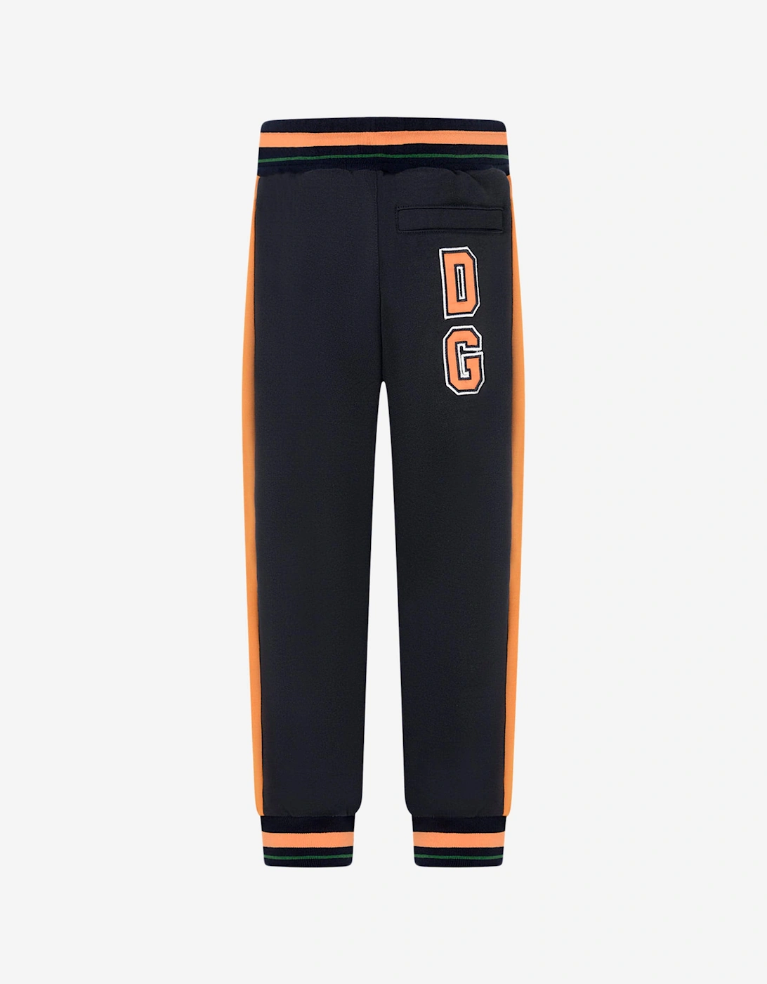 Boys Navy Cotton Joggers