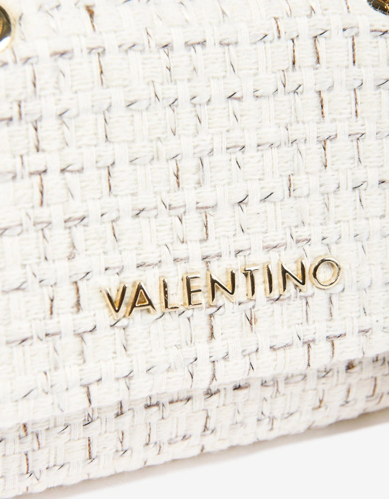Tweed Flap Bag in Ivory (18.5cm)
