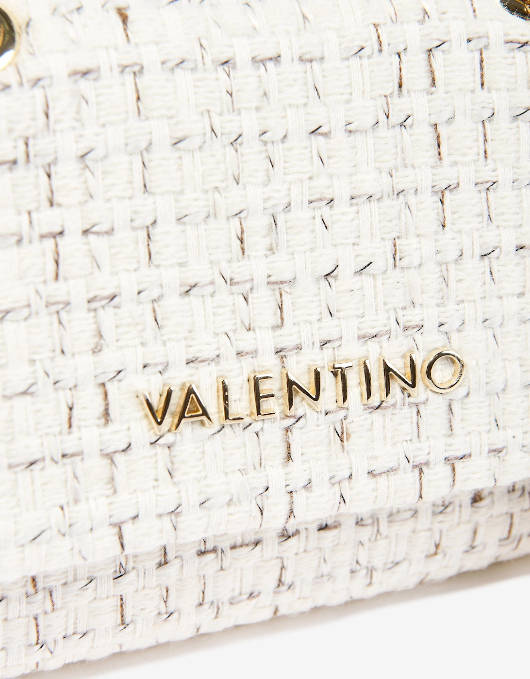 Tweed Flap Bag in Ivory (18.5cm)