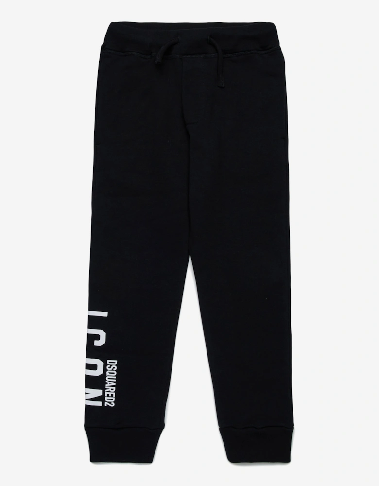 Kids Icon Joggers in Black