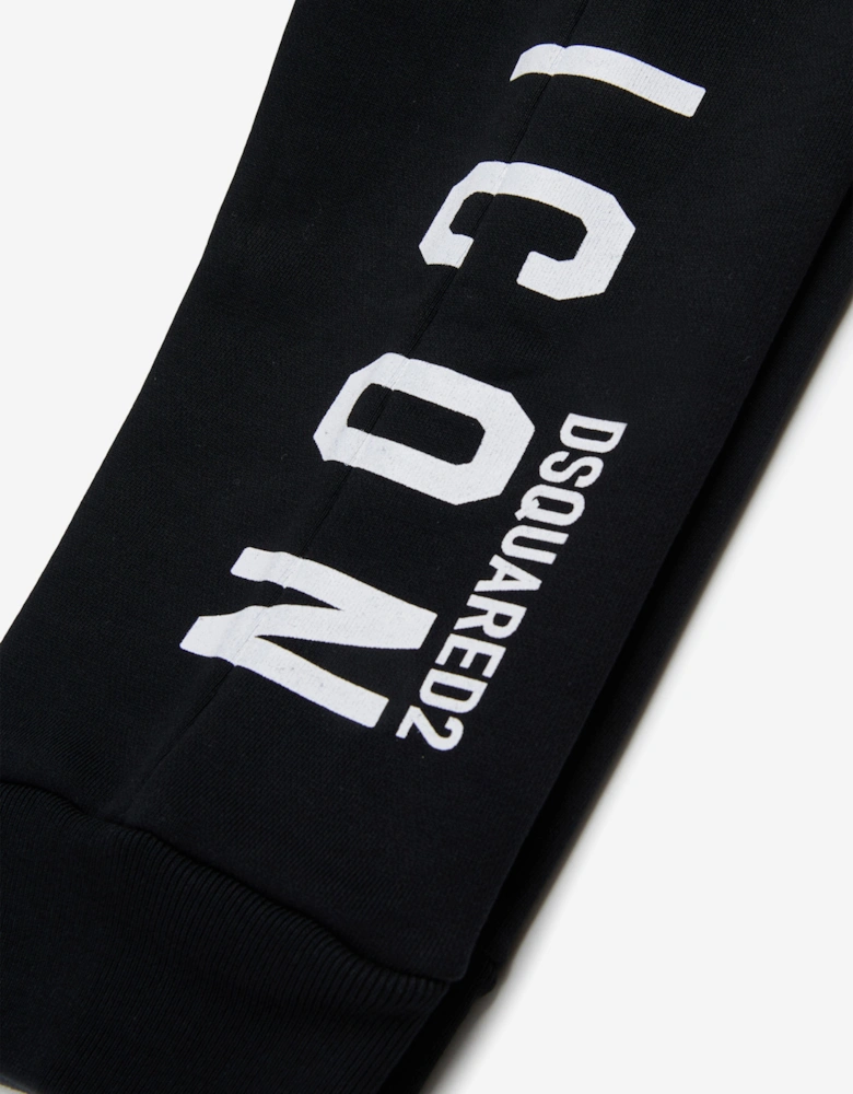 Kids Icon Joggers in Black