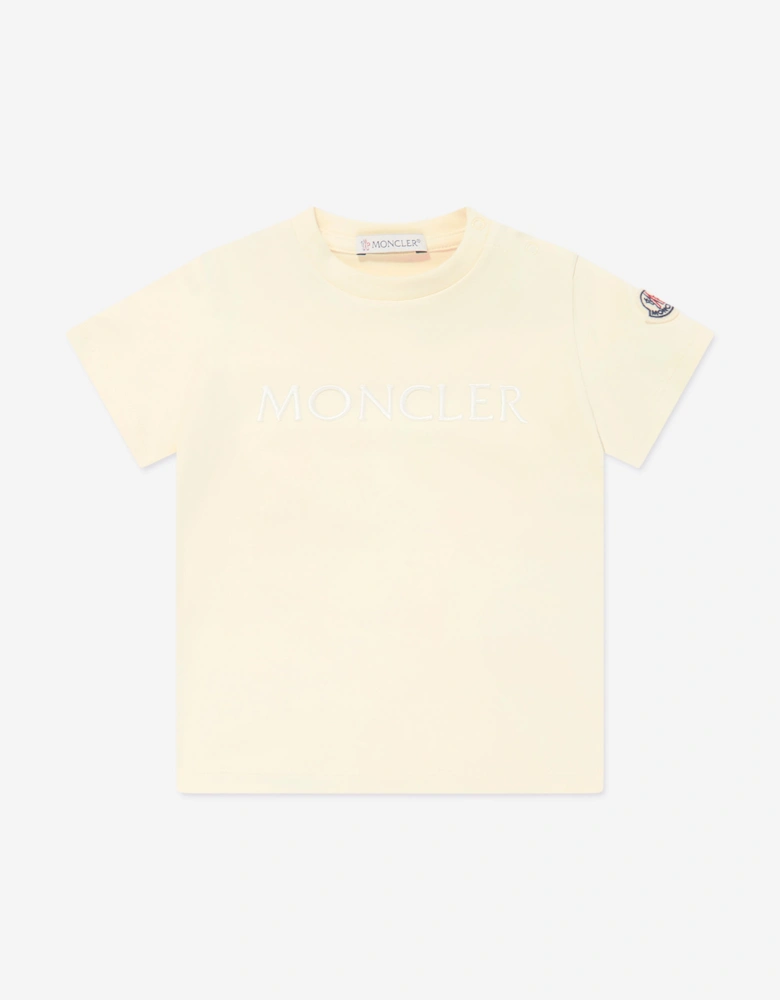 Enfant Baby Girls Logo T-Shirt in Yellow
