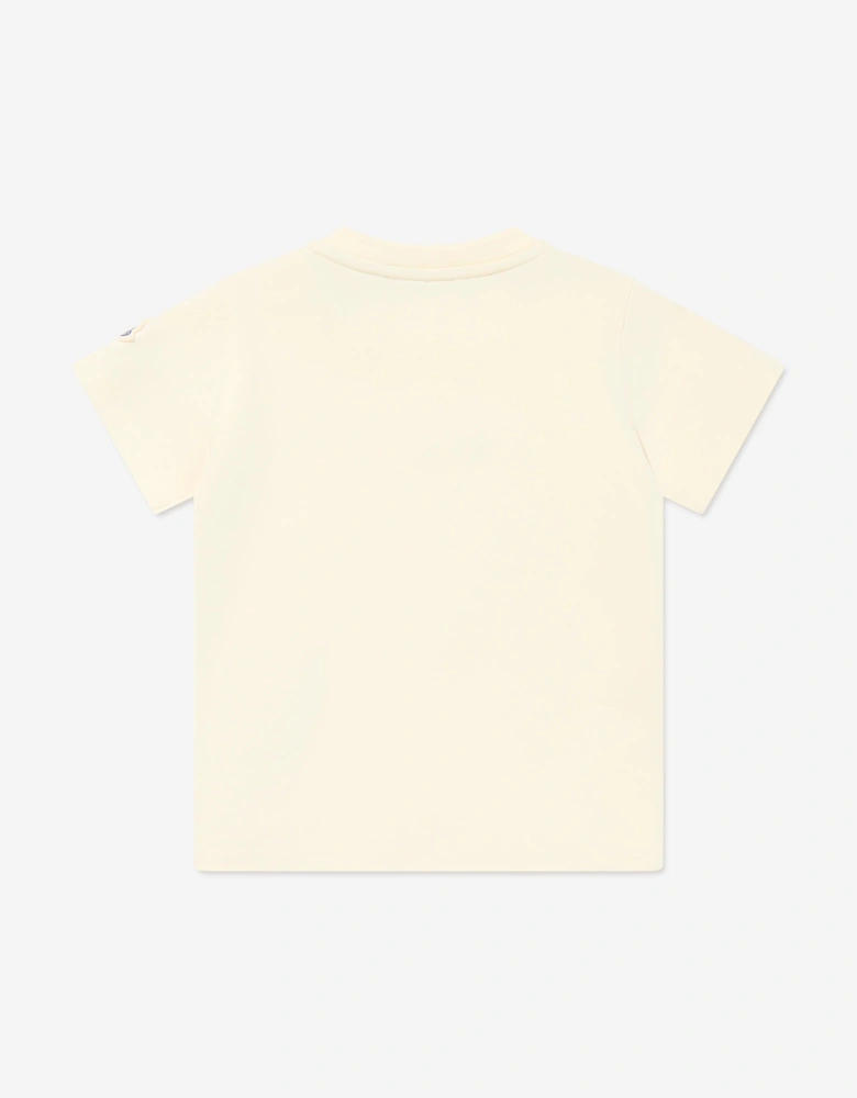 Enfant Baby Girls Logo T-Shirt in Yellow