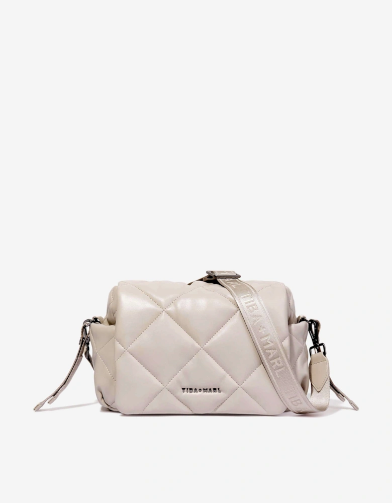 Baby Nova Compact Quilted Changing Bag in Beige (33cm)