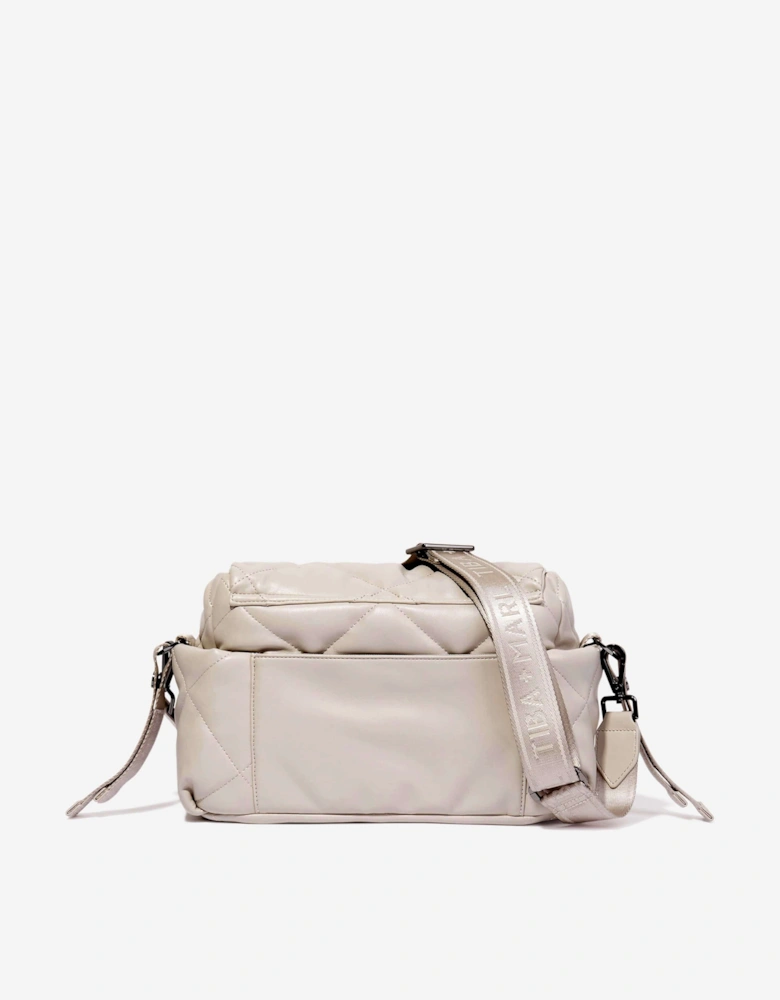 Baby Nova Compact Quilted Changing Bag in Beige (33cm)