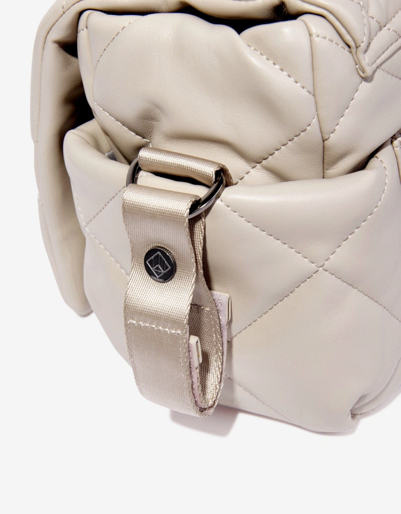 Baby Nova Compact Quilted Changing Bag in Beige (33cm)
