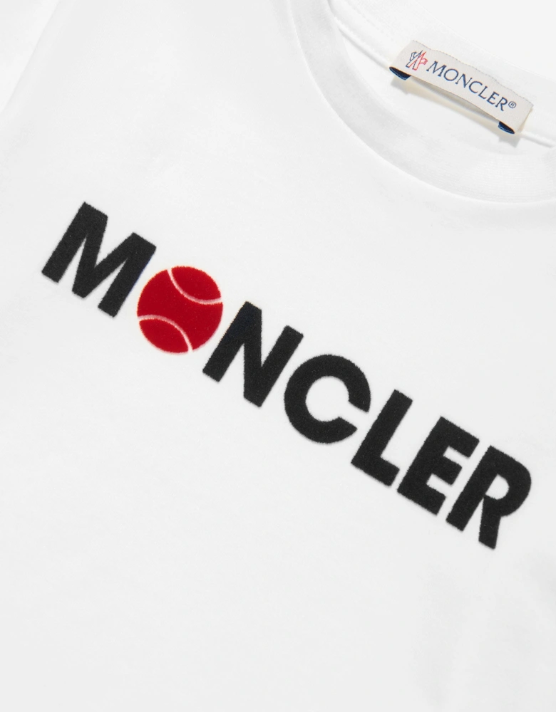 Enfant Baby Boys Long Sleeve Logo T-Shirt in White