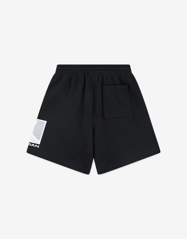 Boys MJ Essential Fleece HBR Shorts in Black