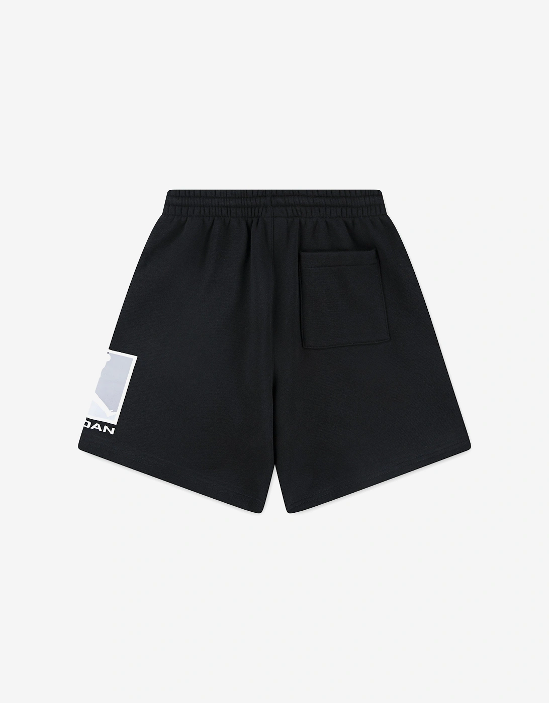 Boys MJ Essential Fleece HBR Shorts in Black