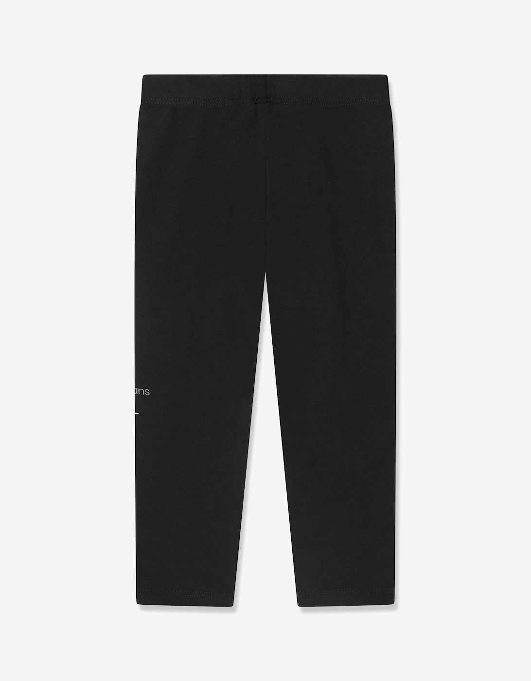 Baby Girls Monogram Leggings in Black