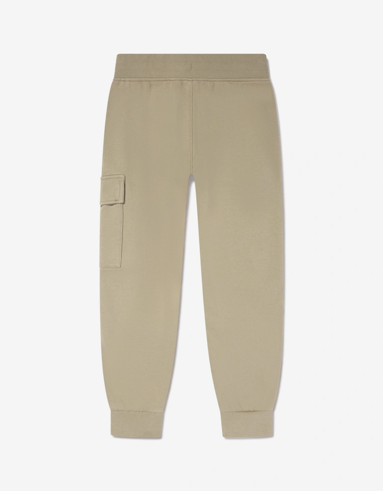 C.P. Company Boys Lens Pocket Joggers in Beige