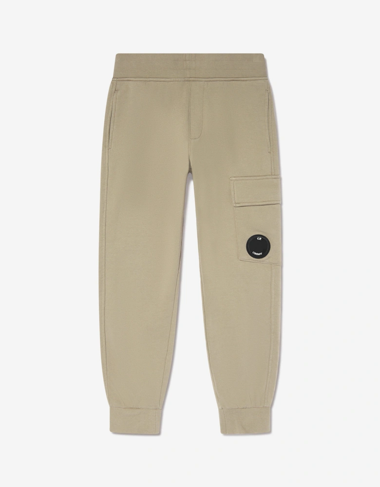 C.P. Company Boys Lens Pocket Joggers in Beige