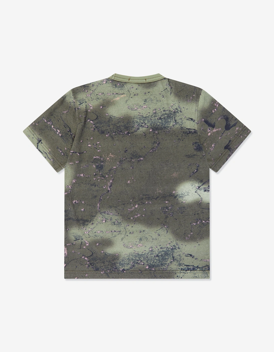Boys Marbled T-Shirt in Green