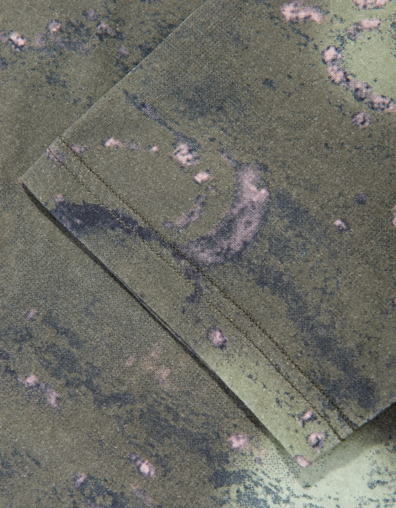 Boys Marbled T-Shirt in Green