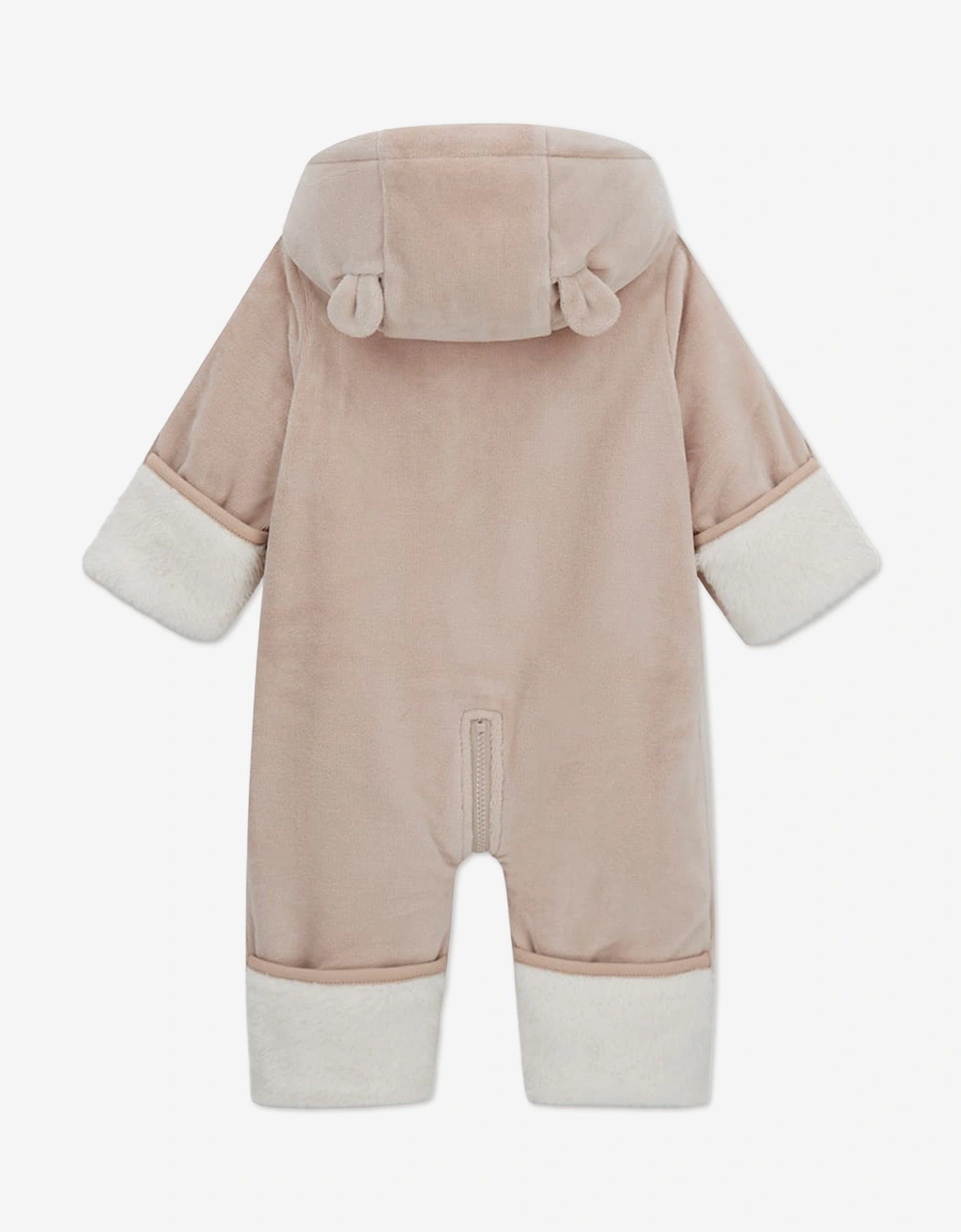 Baby Boys Teddy Bear Romper in Beige