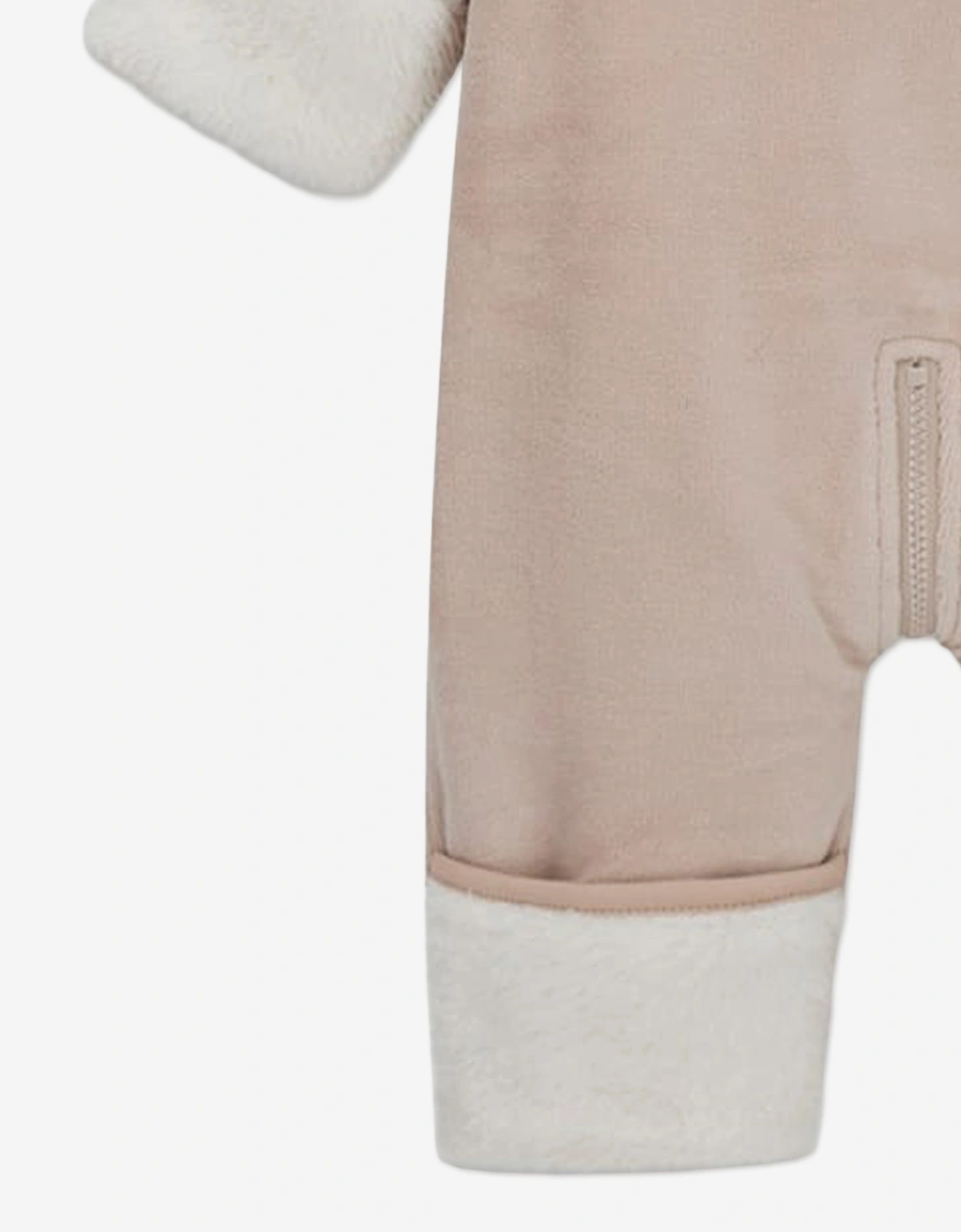 Baby Boys Teddy Bear Romper in Beige