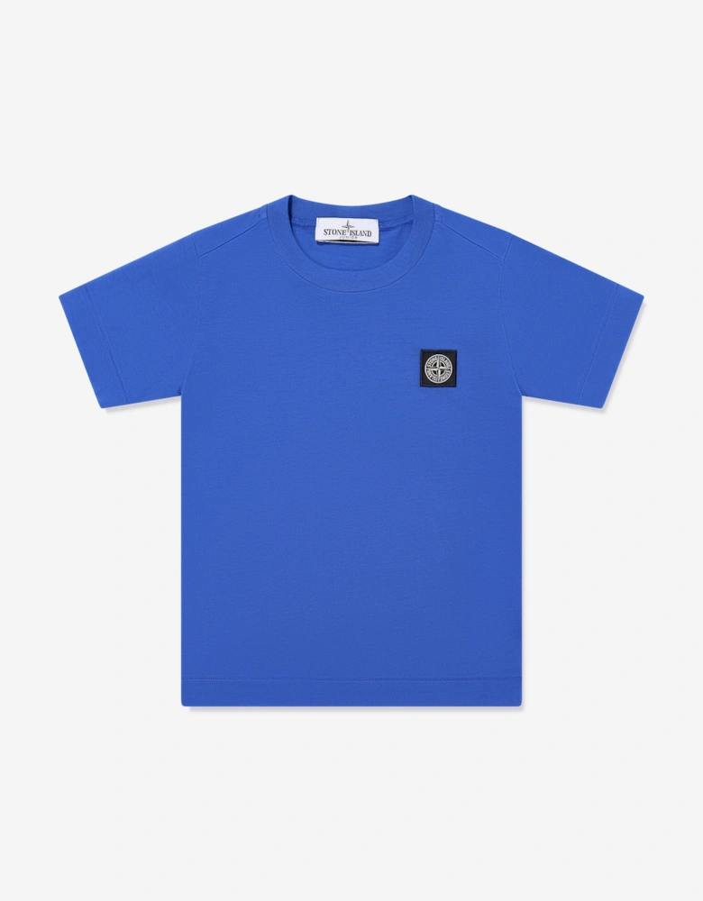 Boys Compass Logo T-Shirt in Blue