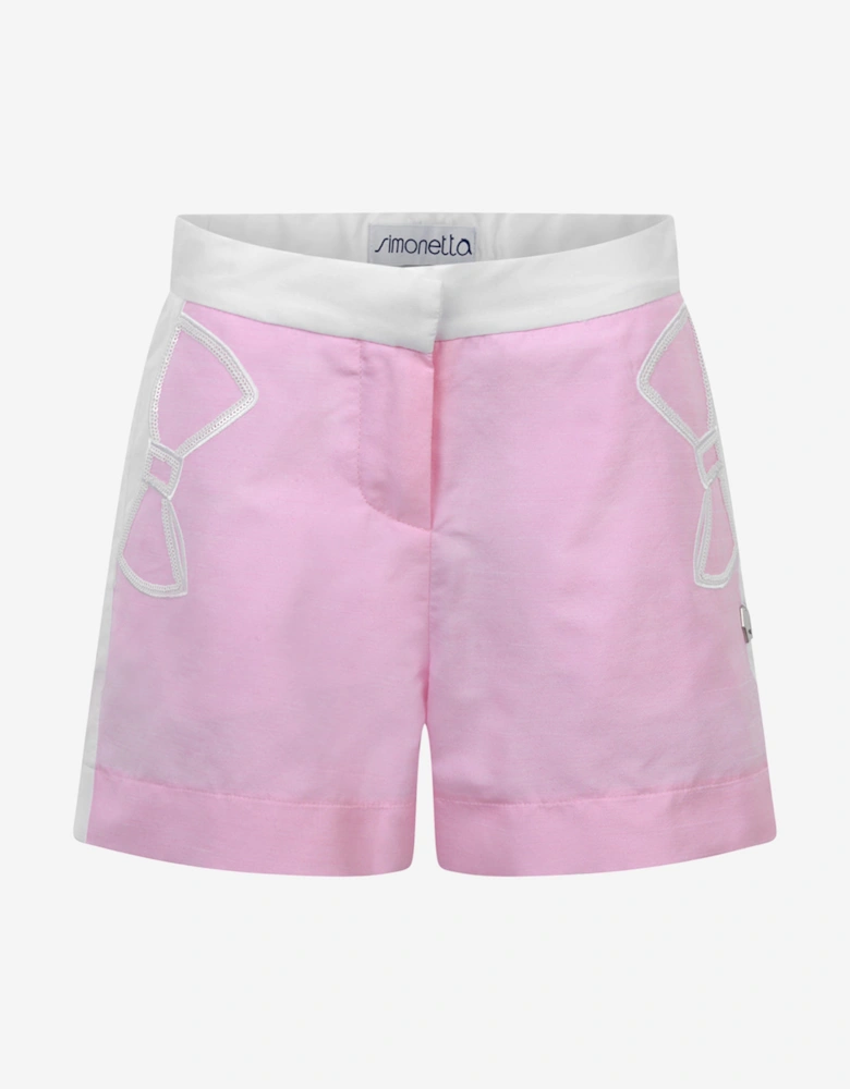 Girls & White Shorts
