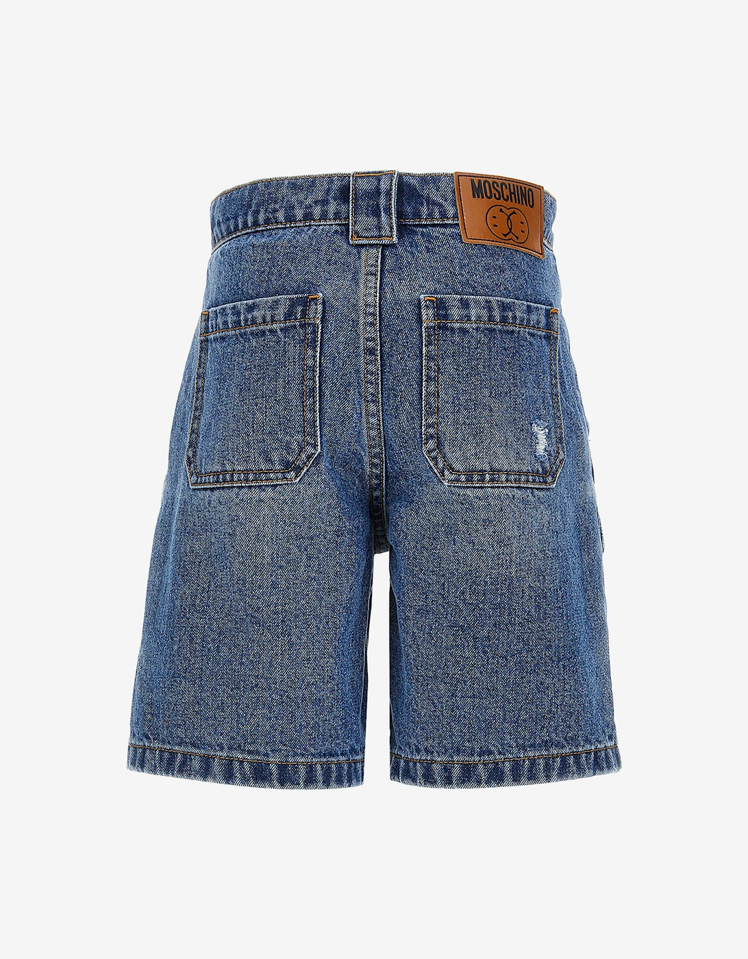 Boys Denim Cargo Shorts in Blue