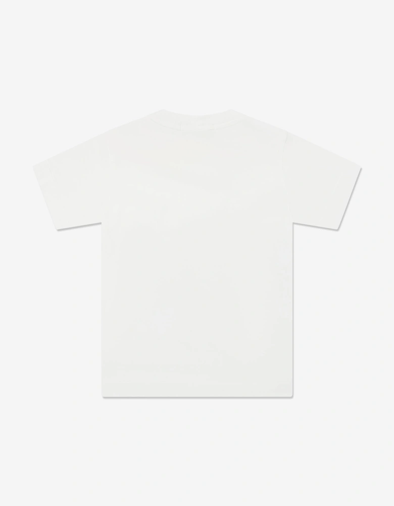 Boys Compass Logo T-Shirt in Ivory