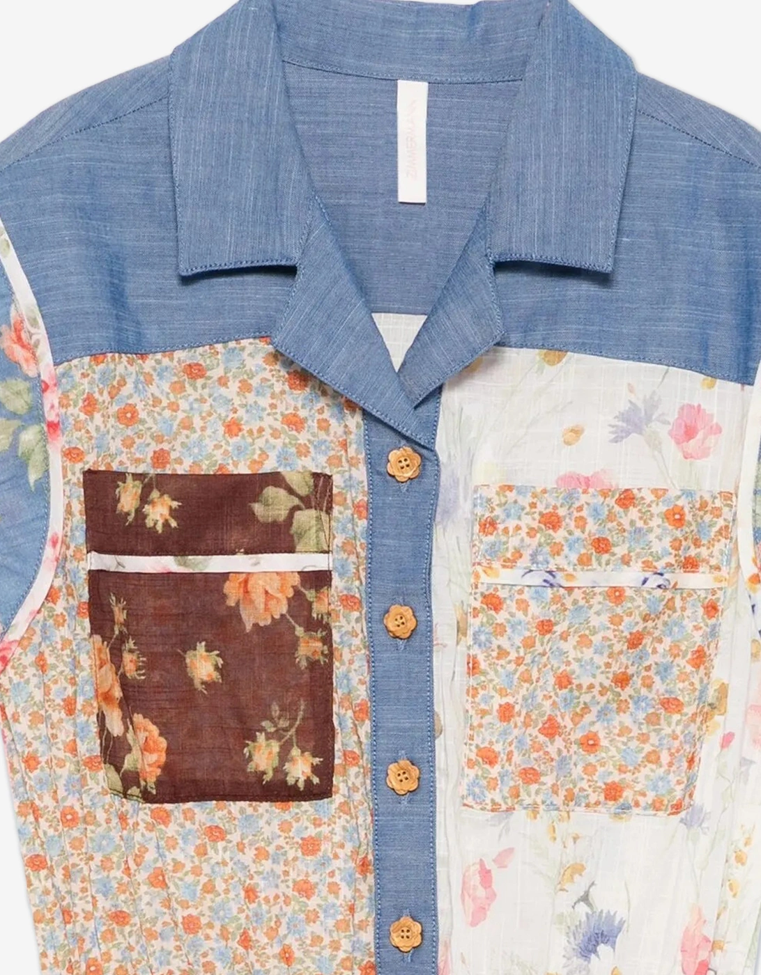 Girls Lucky Pocket Playsuit in Blue