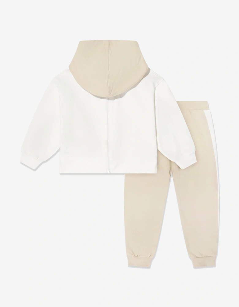Girls Teddy Bear Tracksuit in Beige