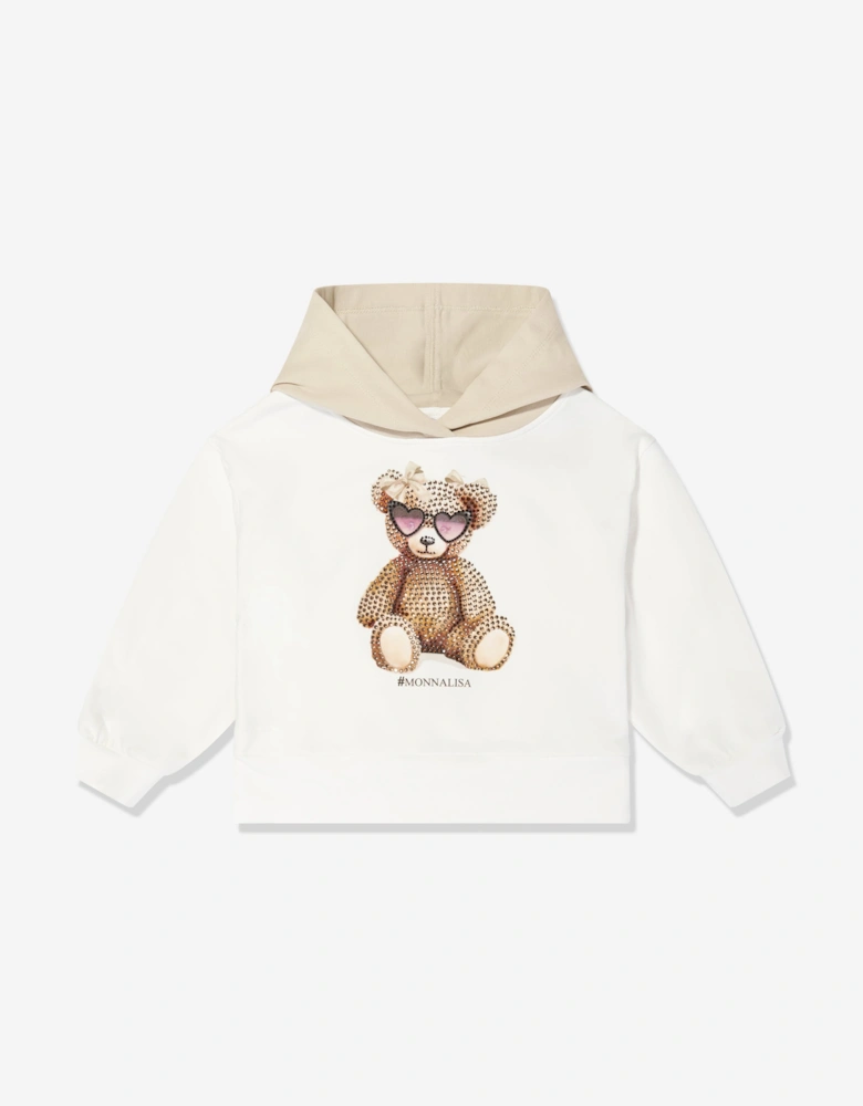 Girls Teddy Bear Tracksuit in Beige