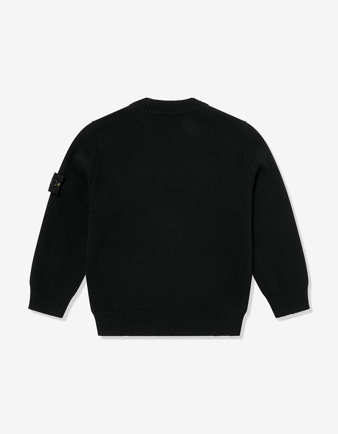 Boys Wool Knitted Jumper in Black