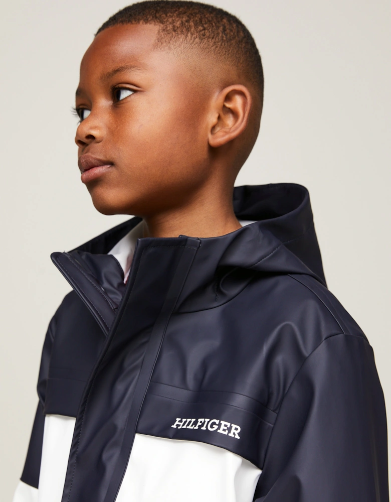 Kids Colourblock Windbreaker in Multicolour