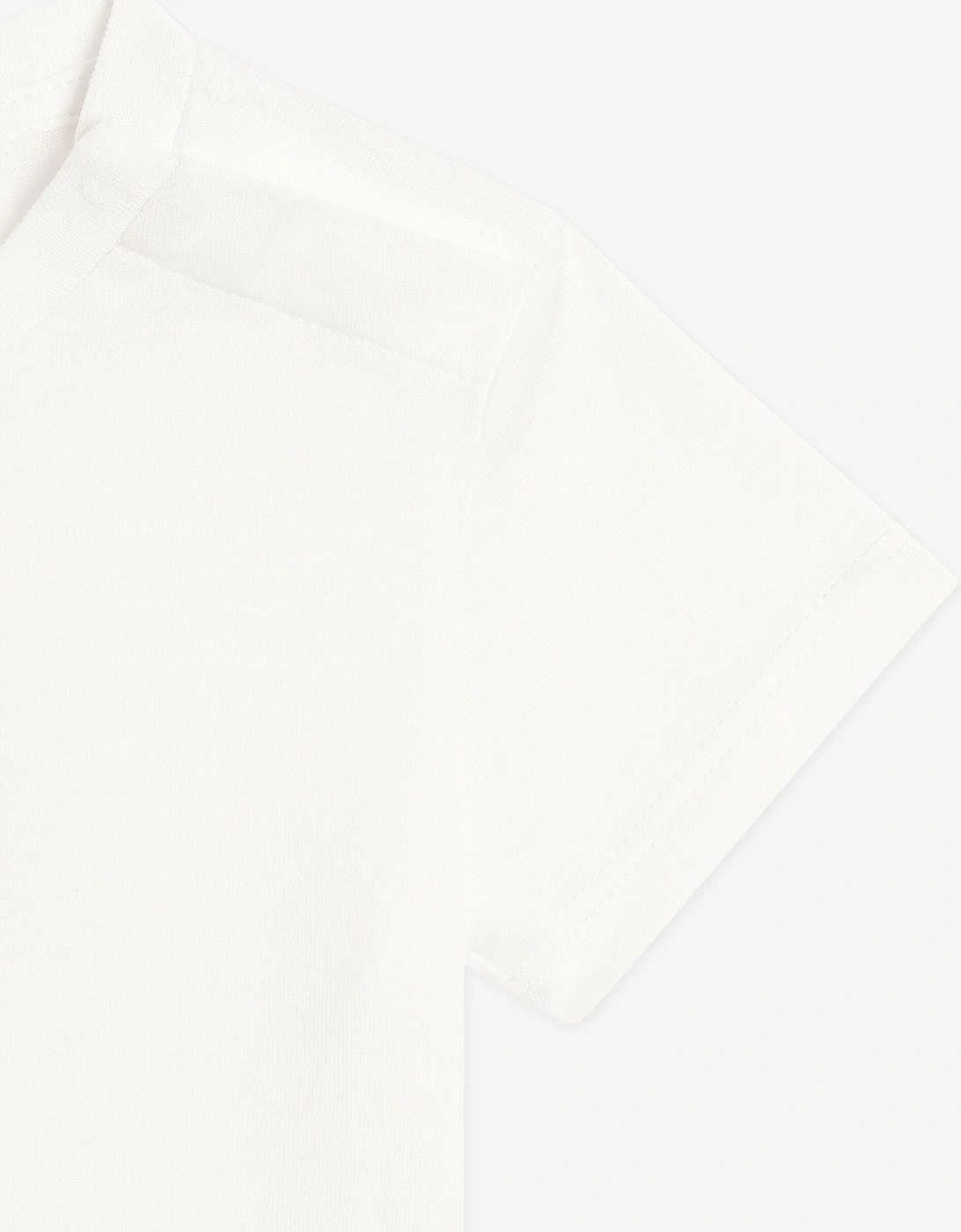 Girls Glitter DG Logo T-Shirt in White