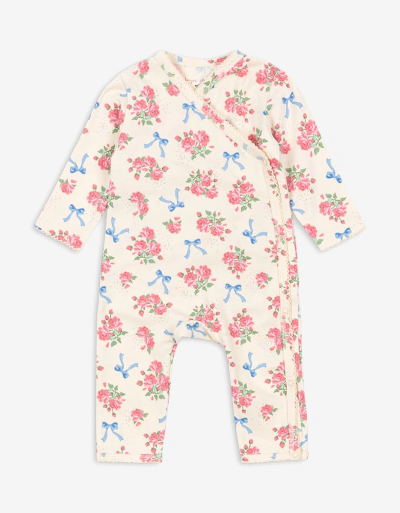 Baby Girls Bella Rosita Romper in Ivory