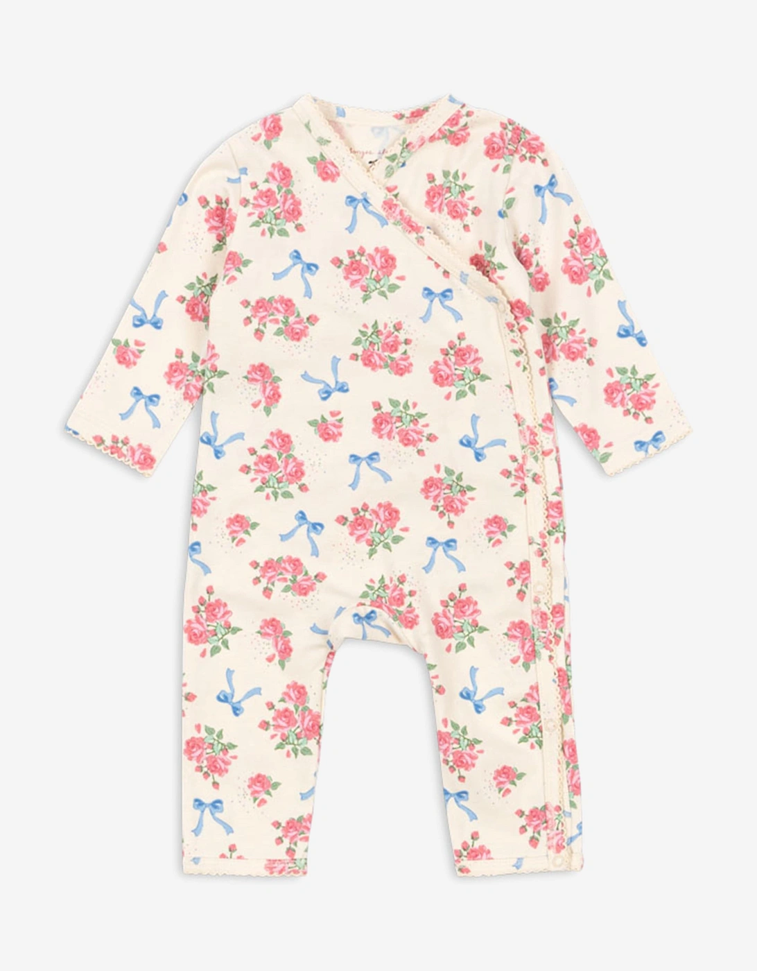 Baby Girls Bella Rosita Romper in Ivory, 5 of 4