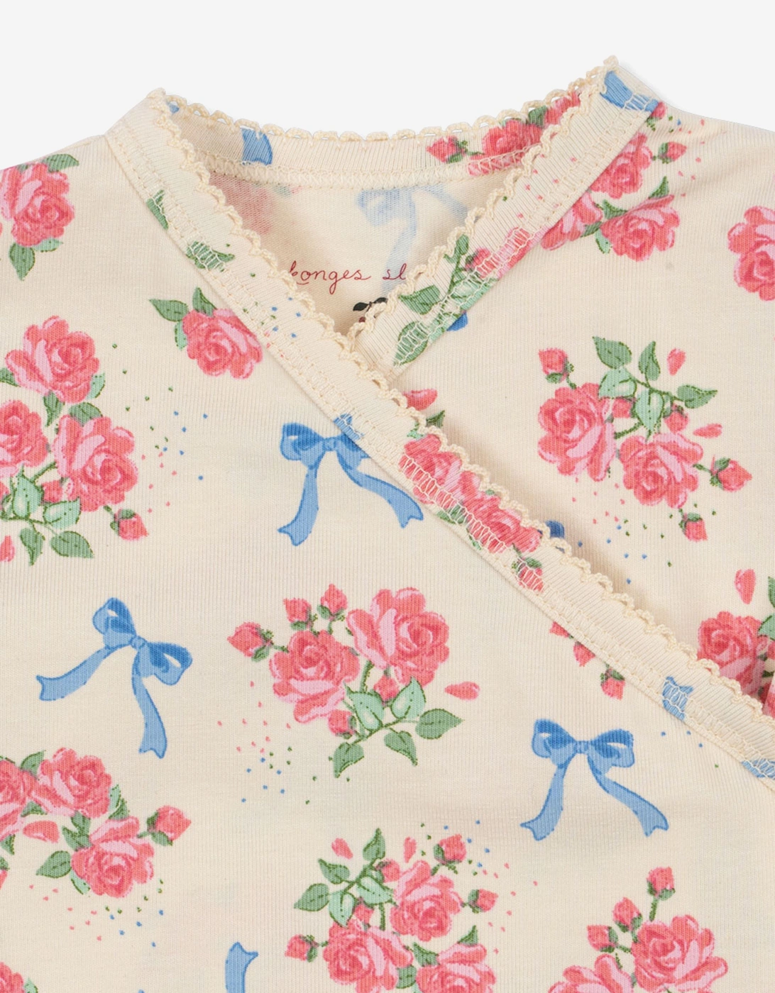 Baby Girls Bella Rosita Romper in Ivory