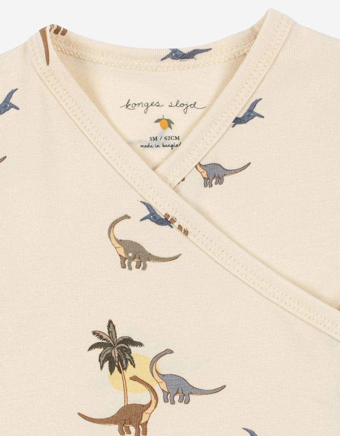 Baby Boys Dinosaur Romper in Ivory